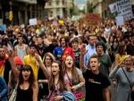 Испания: акция против сокращения расходов на образование