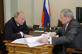 Владимир Путин и Виктор Басаргин