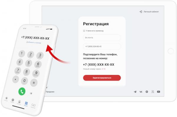 Авторизация по звонку (Flash Call) - удобная замена смс