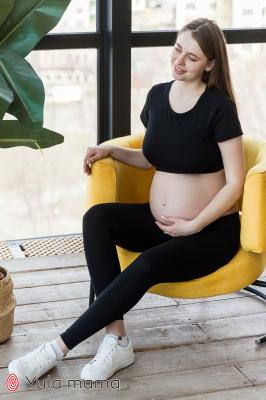 Как правильно выбрать лосины для беременных и с чем носить