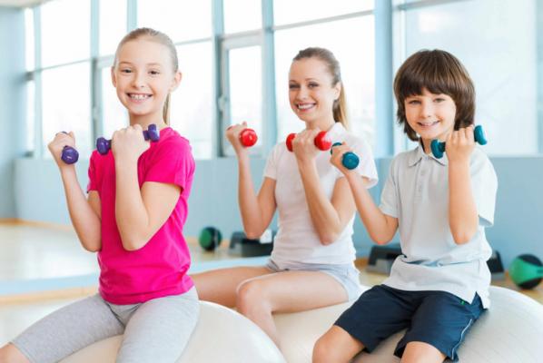 Фитнес — важная составляющая жизни ребенка